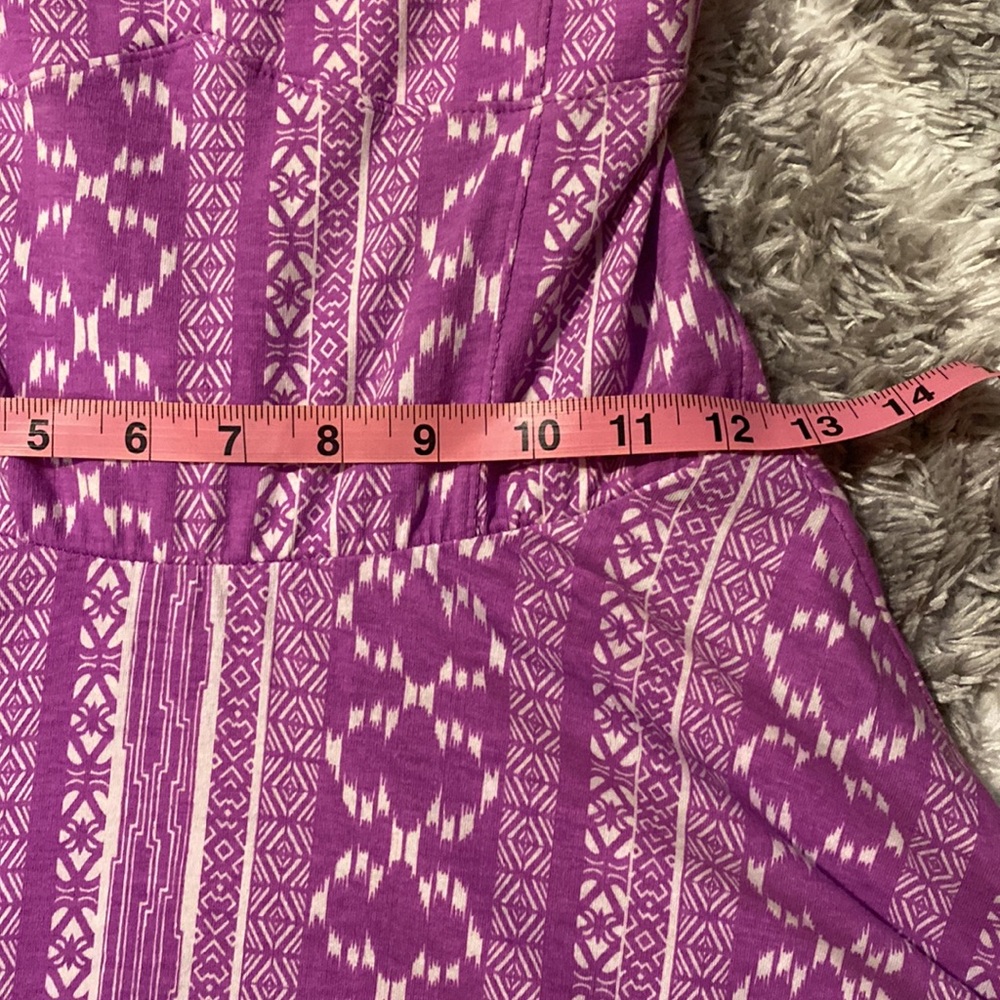 Aeropostale Pink Patterned Fit-and-Flare Sundress - Picture 4 of 7